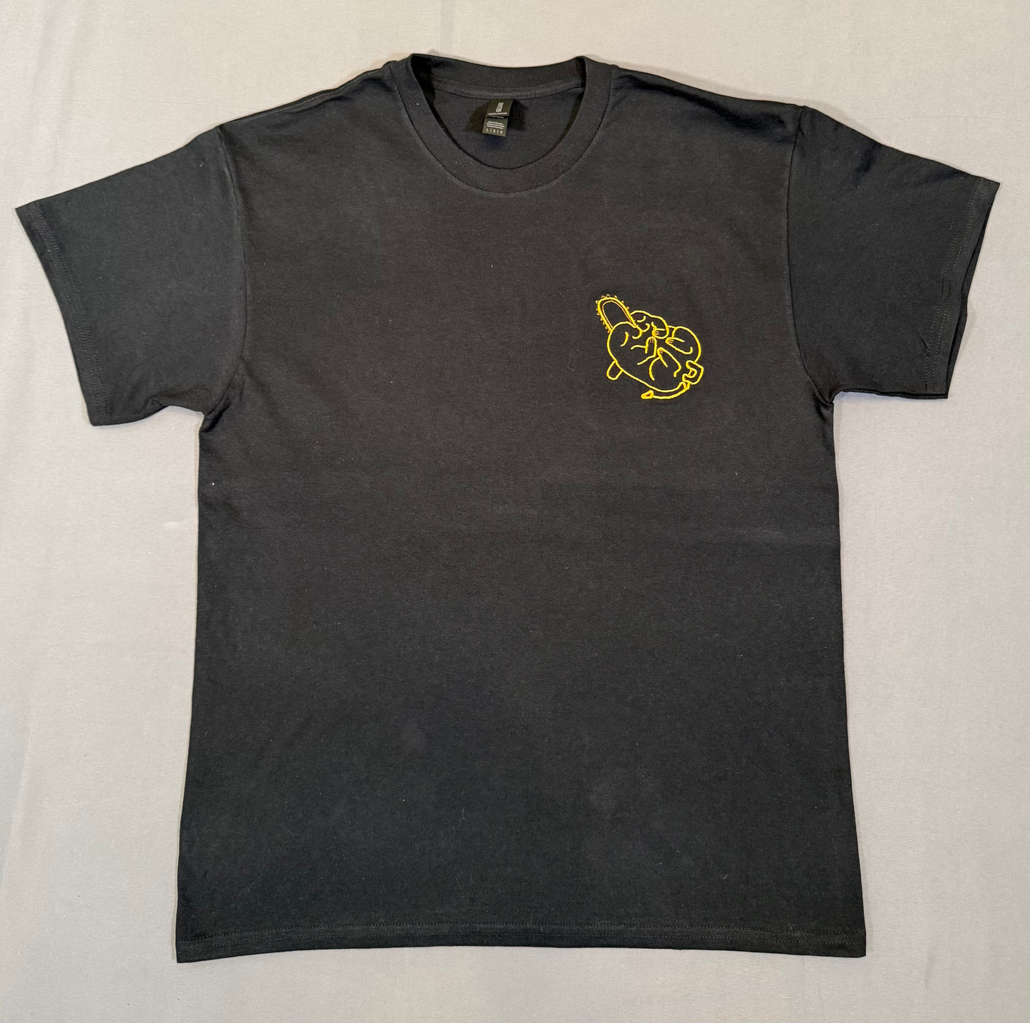 Pochita Sleeping T-Shirt - Chainsaw Man - Embroidery