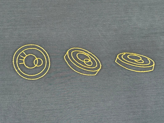 Fear and Hunger Coin Flip Embroidered T-Shirt – Premium Custom Apparel