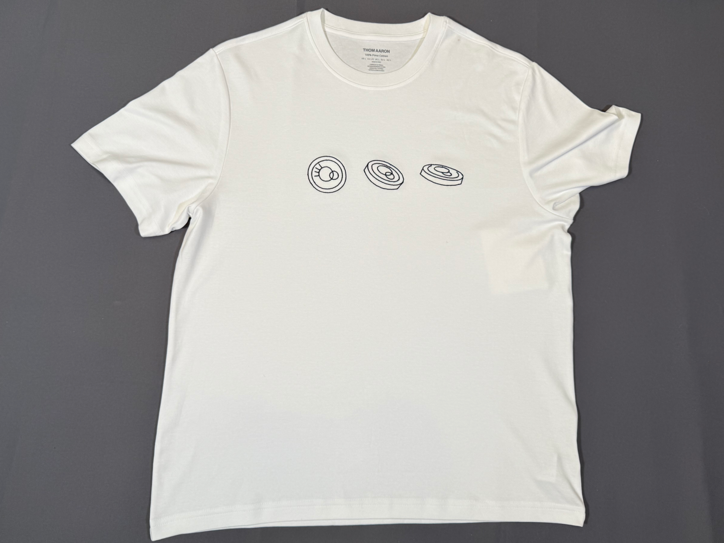 Fear and Hunger Coin Flip Embroidered T-Shirt – Premium Custom Apparel