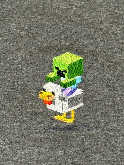 Chicken Jockey T-Shirt - Minecraft - Embroidery
