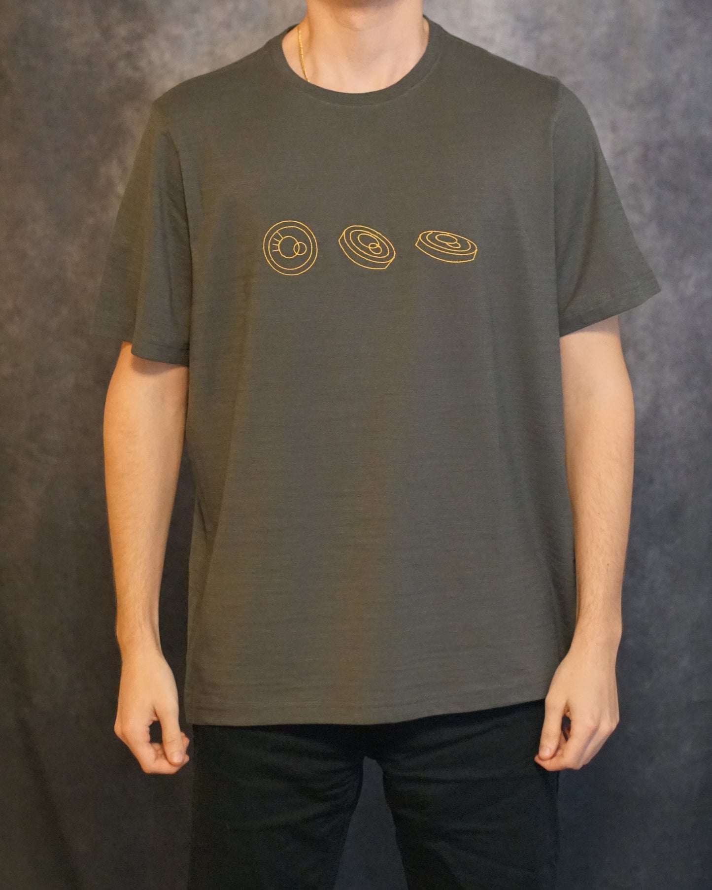 Fear and Hunger | Coin-flip | Premium embroidered t-shirt