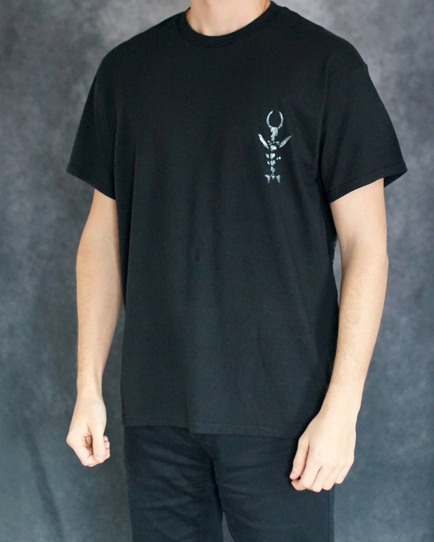 Chainsaw Man Darkness Devil Hand-Painted T-Shirt – Limited Edition